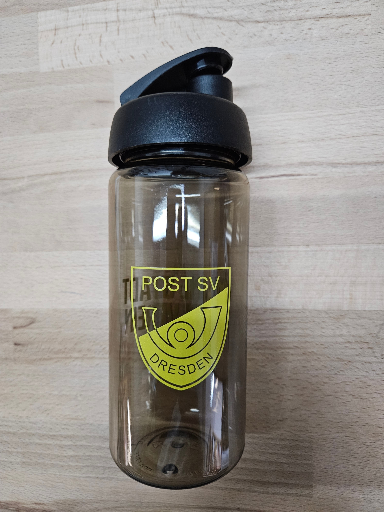 H2O Active® Octave Tritan™ 600-ml-Sportflasche mit Klappdeckel - kohle / schwarz